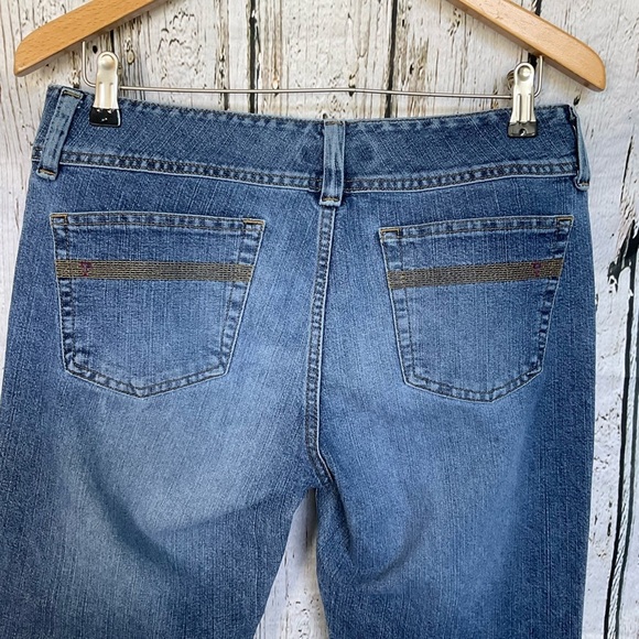 Vintage Y2K Tommy Jeans Flare Denim Tommy Hilfiger Double Button sz 11 Jeans - Picture 6 of 10